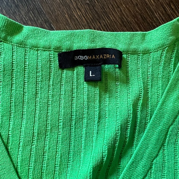Bcbg size large green cardigan - Picture 2 of 2